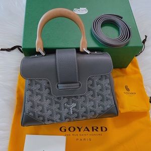 Goyard Mini Saigon top handle bag